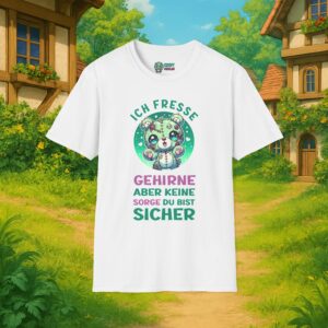 12491010063517315492_2048_custom.jpeg Kawaii Horror Shirt | Ich fresse Gehirne aber keine Sorge du bist sicher | Kawaii Zombie Bär |